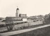 FINLAND. Viborg Castle and inner Harbour 1908 old antique print picture