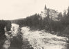 FINLAND. Imatra Hotel and Cataract 1908 old antique vintage print picture