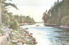 FINLAND. Saima Canal 1908 old antique vintage print picture