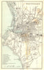 BOUCHES- DU- RHÔNE. Marseilles (1)  1888 old antique vintage map plan chart