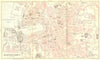 BOUCHES- DU- RHÔNE. Marseilles (2)  1888 old antique vintage map plan chart