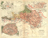 FRANCE. France Versant de la Manche Seine Somme; Paris; Rouen 1880 old map