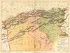 ALGERIA. Algérie dressée sous la direction 1880 old antique map plan chart