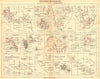 COLONIES FRANÇAISES. Afrique Réunion Cochinchine Polynesie Madagascar 1880 map