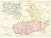 ROMANIA SERBIA.Roumania Servia.Wallachia Dobrudja Moldavia.Britannica 1898 map