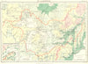 GREAT LAKES & ST LAWRENCE BASIN. Watershed drainage basin. Canada USA 1898 map
