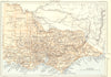 AUSTRALIA. Victoria, showing counties. Britannica 9th edition 1898 old map