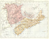 CANADA. New Brunswick, Nova Scotia, Prince Edward Island. Britannica. 1898 map