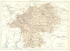 WESTMORLAND. Westmoreland. Britannica 9th edition County map 1898 old