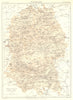 WILTSHIRE. Showing 1885 Parliamentary divisions. Britannica. County map 1898