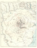 ETNA. Italy.  Britannica 9th edition 1898 old antique vintage map plan chart
