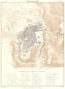 JERUSALEM. Modern Jerusalem. Israle Palestine. Britannica 9th edition 1898 map