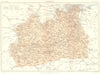 SURREY.Showing Parliamentary divisions. Britannica 9th edition County map 1898