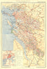 CHARENTE-MARITIME. Département. Inset city town map plan of La Rochelle 1904