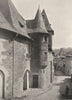 CORRÈZE. Uzerche- Vieille maison 1904 old antique vintage print picture