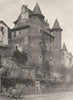 CORRÈZE. Uzerche- Château Ponthier 1904 old antique vintage print picture