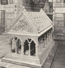 CORRÈZE. Aubazine- Tombeau de Saint-Étienne 1904 old antique print picture