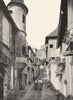 CORRÈZE. Turenne- Rue du Château 1904 old antique vintage print picture
