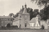 SEINE-ET-MARNE. Le Château de Fleury-en-Bière 1902 old antique print picture