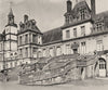 SEINE-ET-MARNE. L'escalier du Fer- à- Cheval 1902 old antique print picture