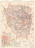 YVELINES. Département. Inset Versailles 1902 old antique map plan chart