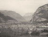 HAUTE-SAVOIE. Vue générale de Thônes (626 métres d'altitude)  1903 old print