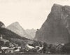 HAUTE-SAVOIE. Vue générale de Samoëns (695 mètres d'altitude) . SMALL. 1903