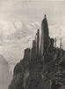 HAUTE-SAVOIE. Passage d'une cheminée 1903 old antique vintage print picture