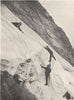 HAUTE-SAVOIE. Un passage difficile 1903 old antique vintage print picture