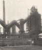 MOSELLE. Rombas. Haut fourneau 1937 old vintage print picture