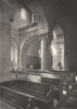 MOSELLE. Intérieur de L'église de Marsal 1937 old vintage print picture