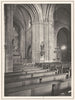 MOSELLE. Intérieur de L'église d'hesse 1937 old vintage print picture