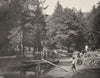 VOSGES. Bûcherons au col de la Schlucht 1906 old antique vintage print picture