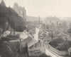 EURE-ET-LOIR. Vue générale de Châteaudun 1903 old antique print picture