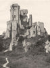 LOIR-ET-CHER. Ruines du donjon de Lavardin 1903 old antique print picture