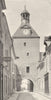 LOIRET. Porte Vendômoise, à Beaugency 1903 old antique vintage print picture