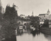 VIENNE. Montmorillon- Vue générale 1904 old antique vintage print picture