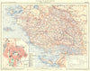 VENDÉE. Département. Inset city town map plan of La Roche-sur-Yon 1904 old
