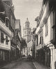 MORBIHAN. La rue du lait, à Auray 1903 old antique vintage print picture