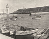 MORBIHAN. Port de Sauzon, à Belle- Isle. SMALL. 1903 old antique print picture