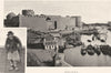 FINISTÈRE. Mendiant du Finistère; Château de Brest 1903 old antique print