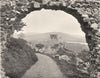 ARDÈCHE. Ruines du chàteau de Rochemaure 1903 old antique print picture