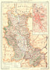 LOIRE. Département. Inset city town map plan of St. Étiennè 1903 old