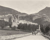 HAUTES-ALPES. Briançon vu de la route du Lautaret 1904 old antique print