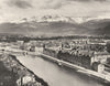 ISÈRE. Grenoble- Vue prise du fort Rabot 1904 old antique print picture