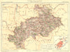 HAUTES-ALPES. Département. Inset city town map plan of Gap 1904 old