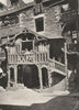 ILLE-ET-VILAINE. Protail des Carmélites, à Rennes 1902 old antique print