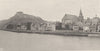 ARDENNES. Givet- Vue générale. SMALL. 1906 old antique vintage print picture