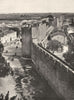 GARD. Aiguesmortes, vue prise de la tour de Constance 1902 old antique print