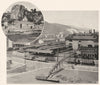GARD. Rochebelle- Forges de Tamaris 1902 old antique vintage print picture